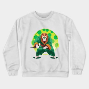 Samurai monkey Crewneck Sweatshirt